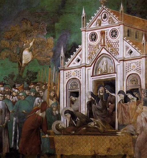 GIOTTO di Bondone St. Francis Mourned by St. Clare